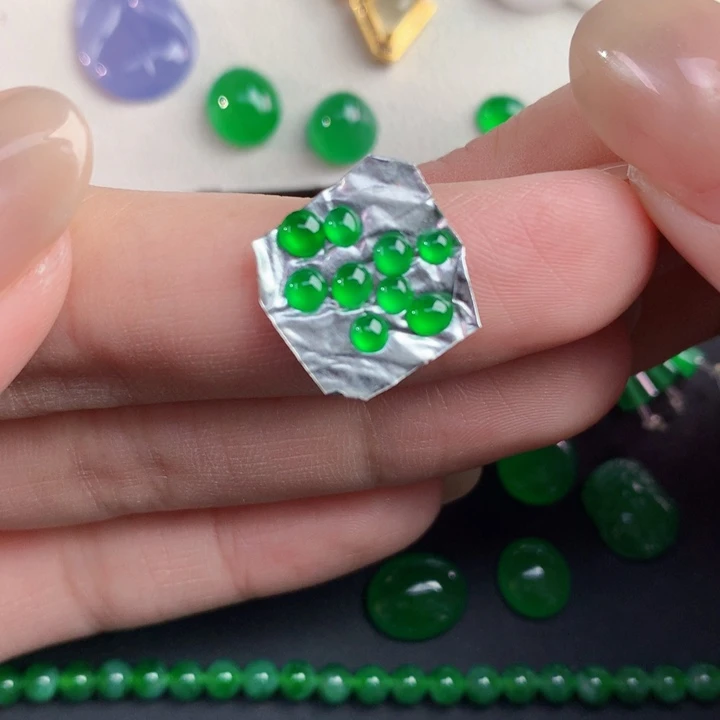 翡翠裸石翡翠2.95-1.53