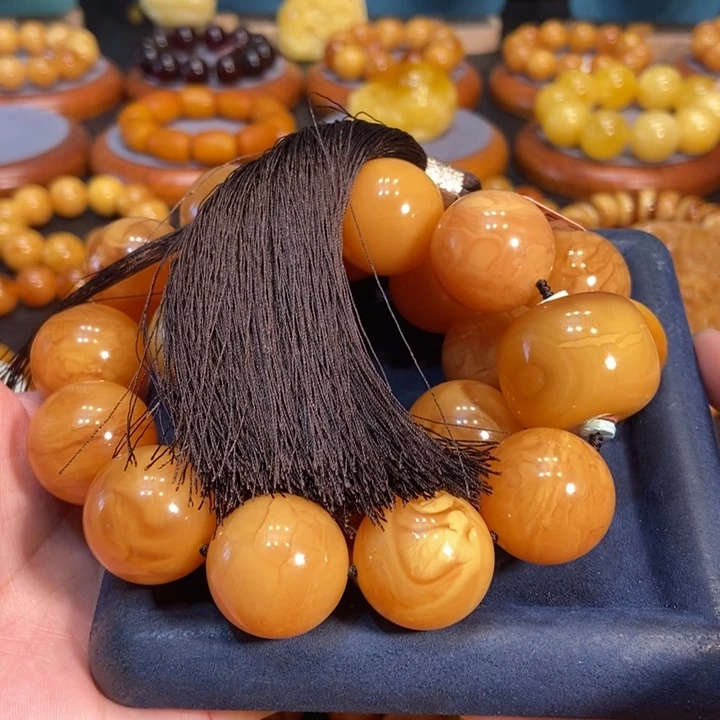 蜜蜡颈饰未镶嵌何****楼蜜蜡