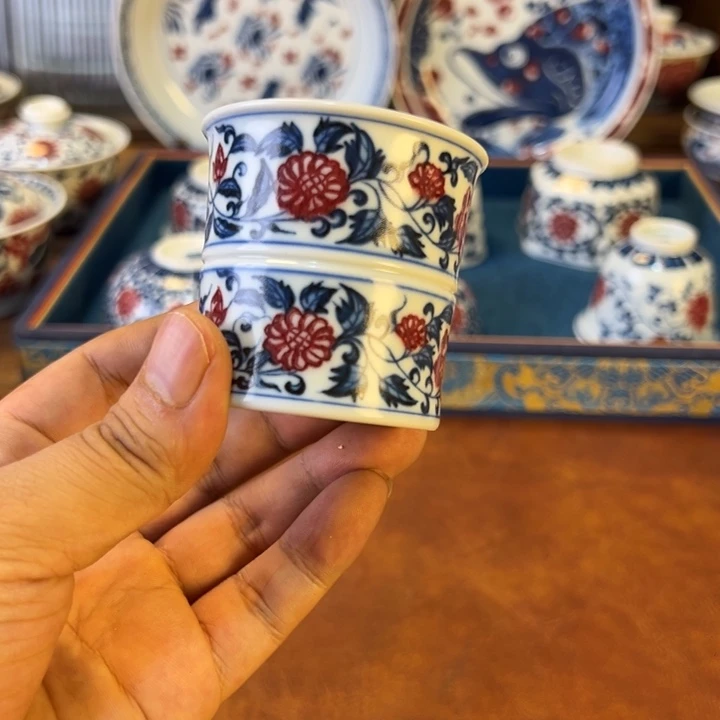 摆件景德镇茶器百宝箱