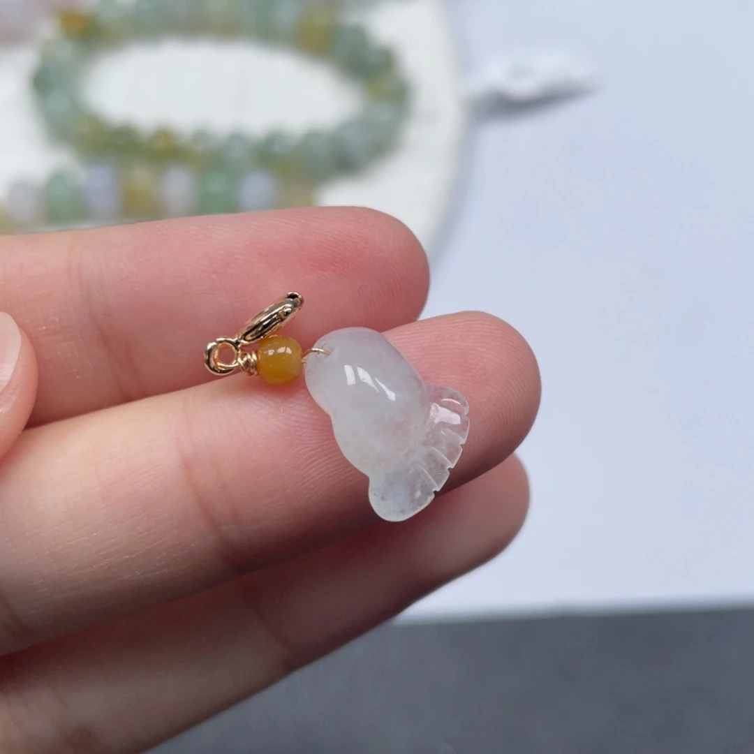 翡翠未镶嵌颈饰天然A货缅甸翡翠