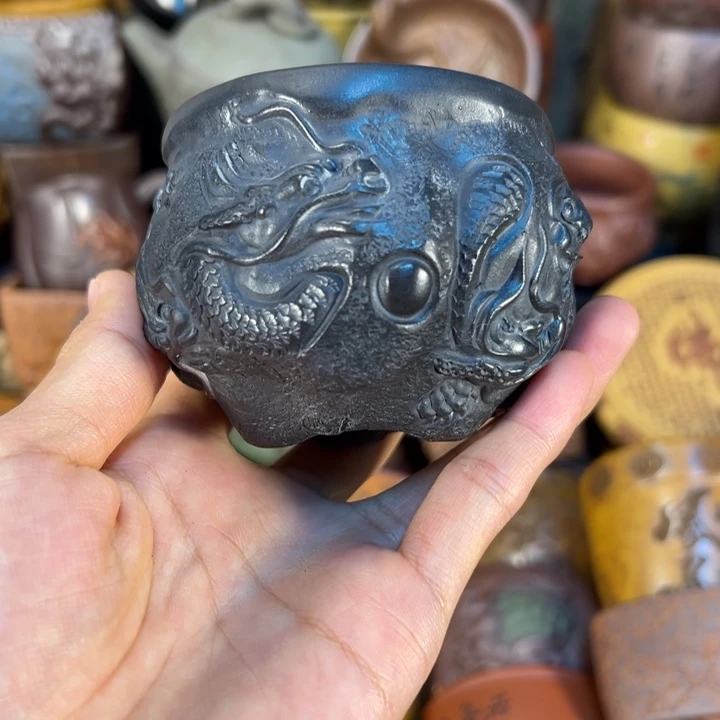 茶杯紫砂宜兴人紫杯