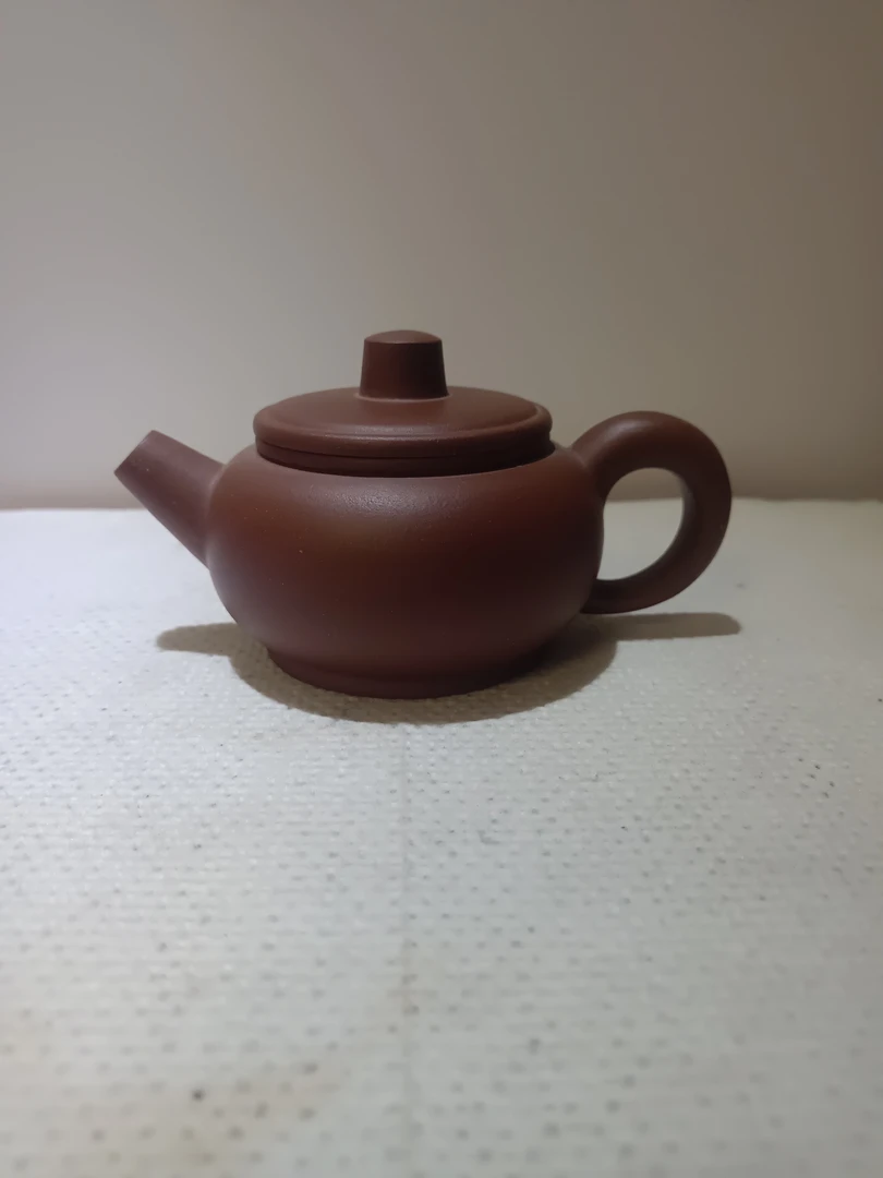 原砂紫砂小品木易壶