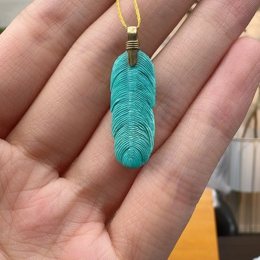 绿松石18K金镶嵌珠宝奇石