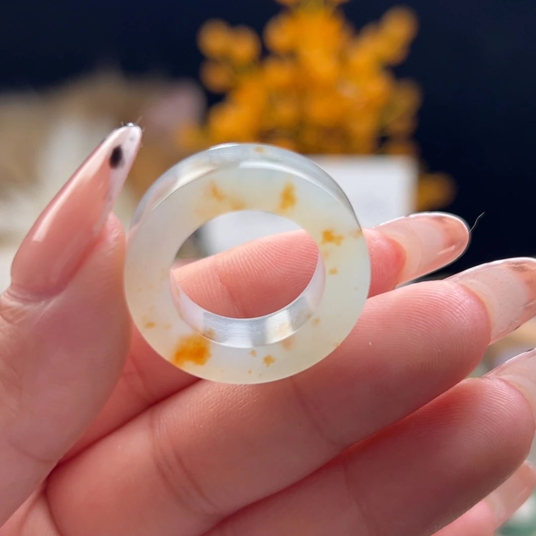 定制翡翠未镶嵌桂花糕12-18