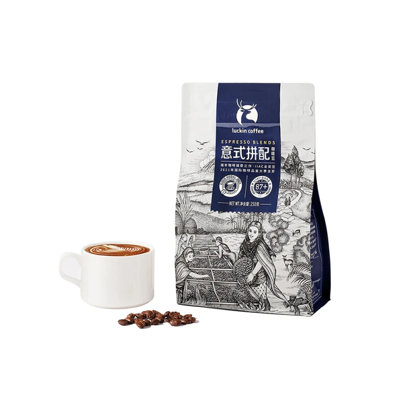 瑞幸意式拼配咖啡豆250g