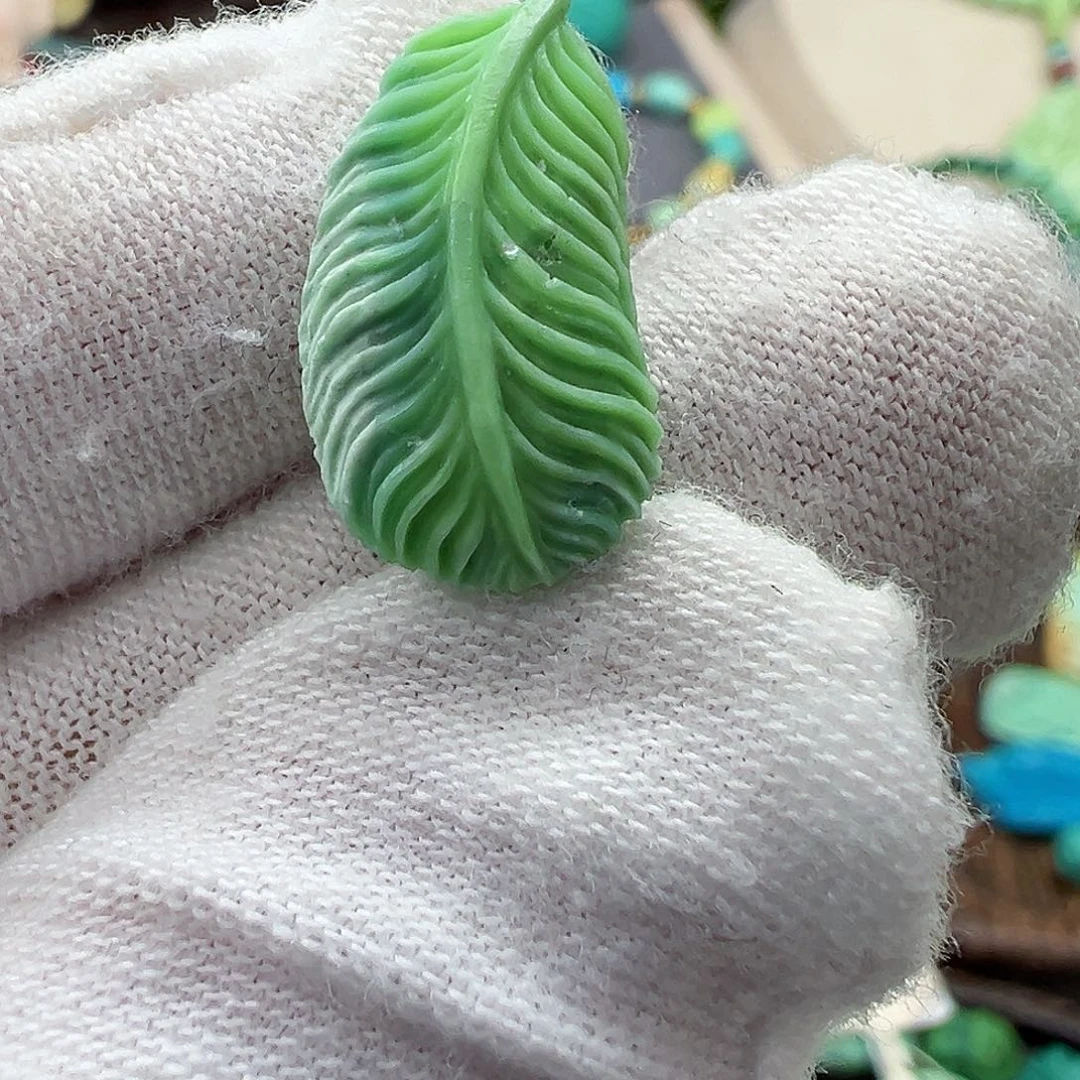 绿松石菜籽黄绿松石Z未镶嵌