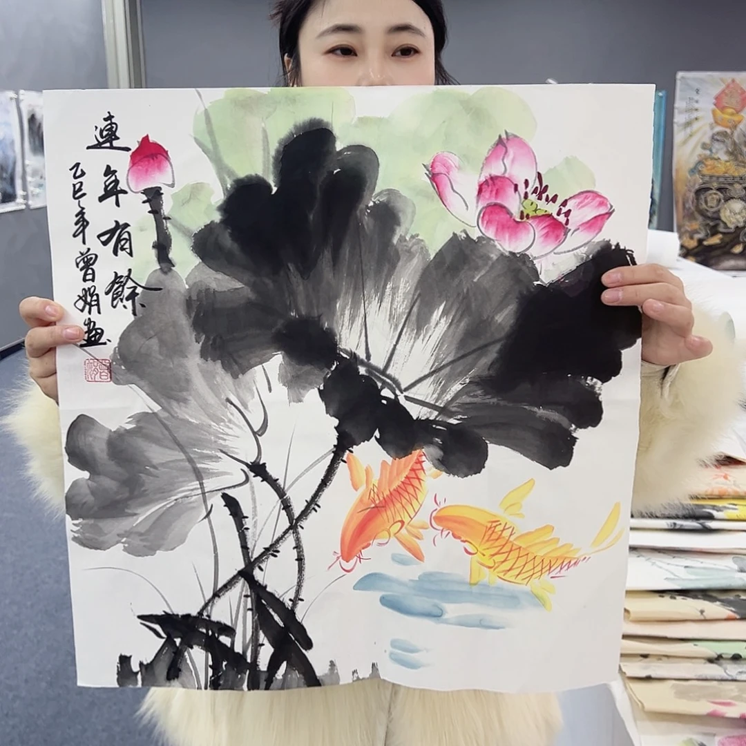 国画事事顺心如意万事如意