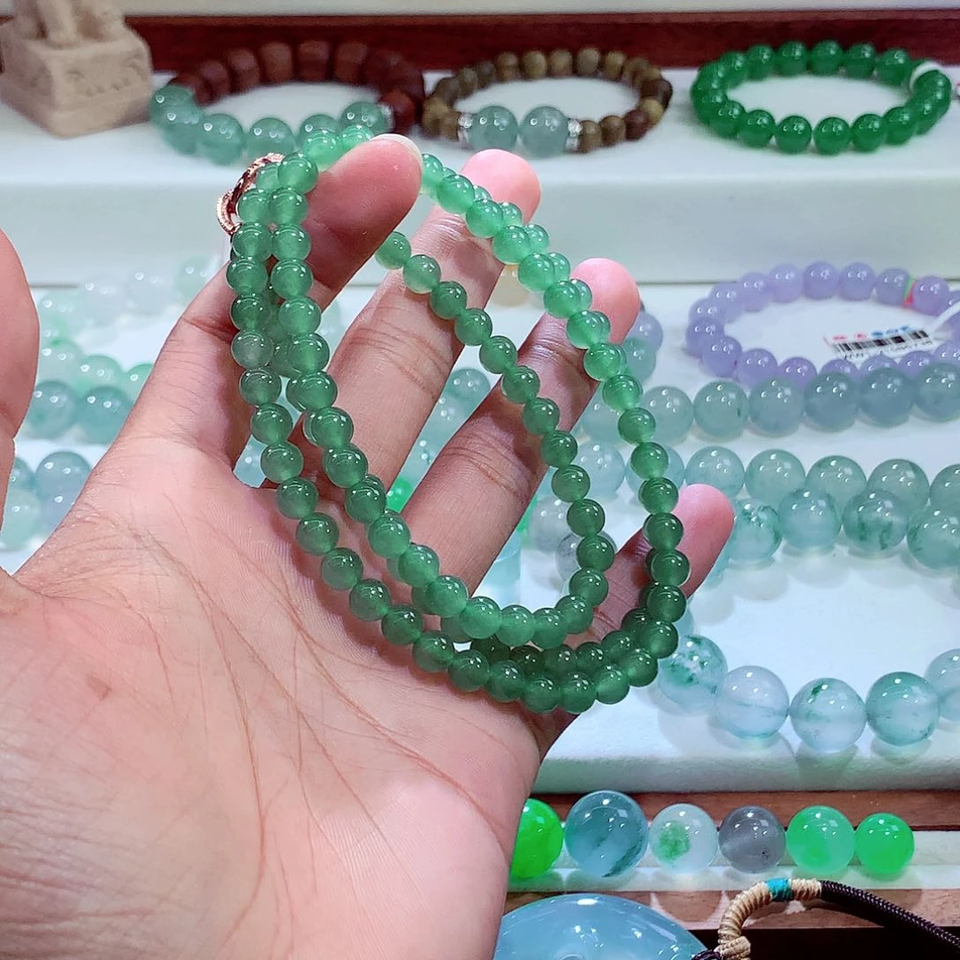 未镶嵌手链翡翠卡6