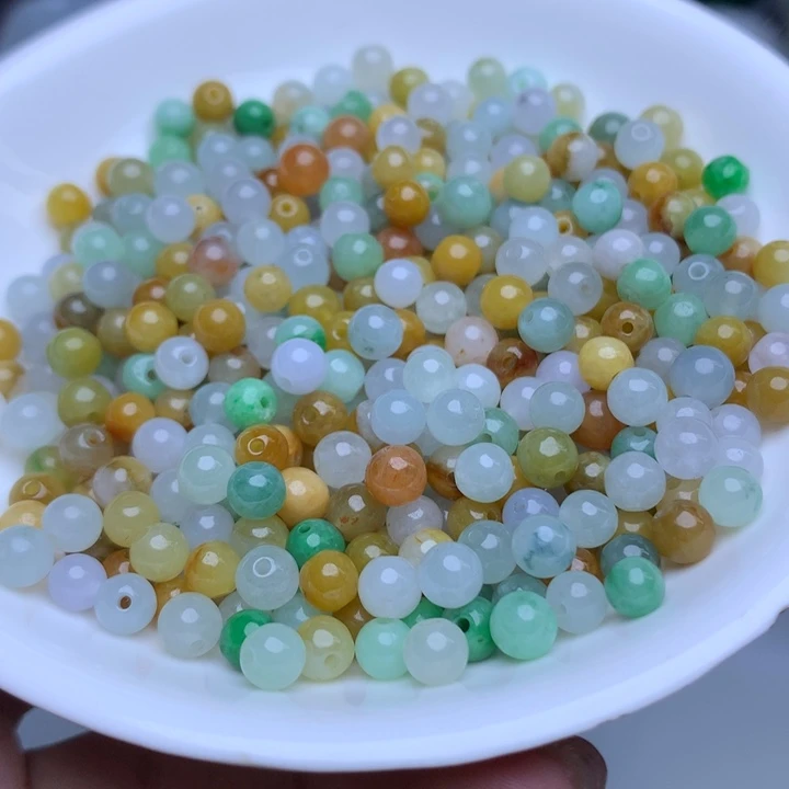 散珠翡翠卡5冰三彩40个单圈