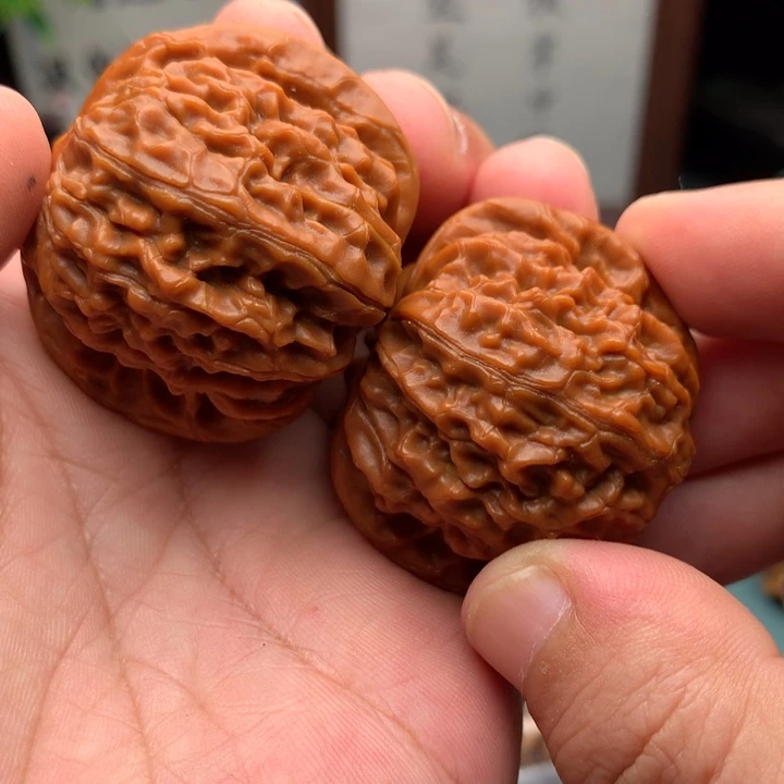 把件文玩核桃火*金麒麟18
