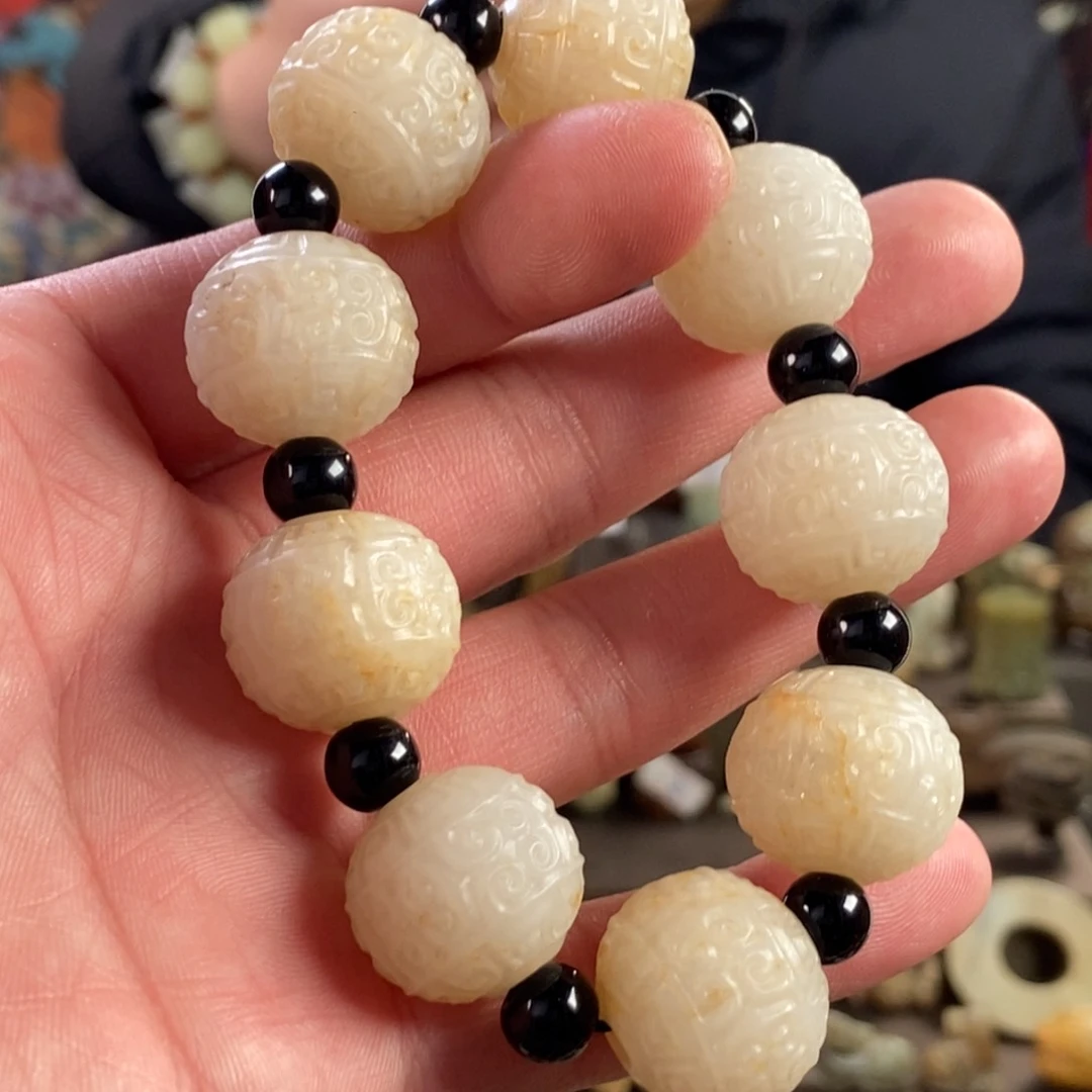 和田玉挂件未镶嵌海*