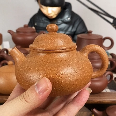 茶壶紫砂约220cc容天原矿段泥