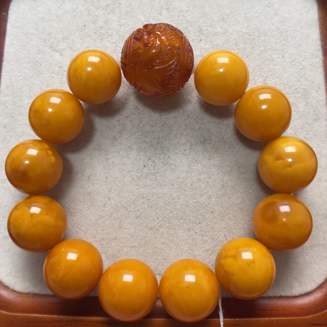 蜜蜡未镶嵌手串蜜蜡