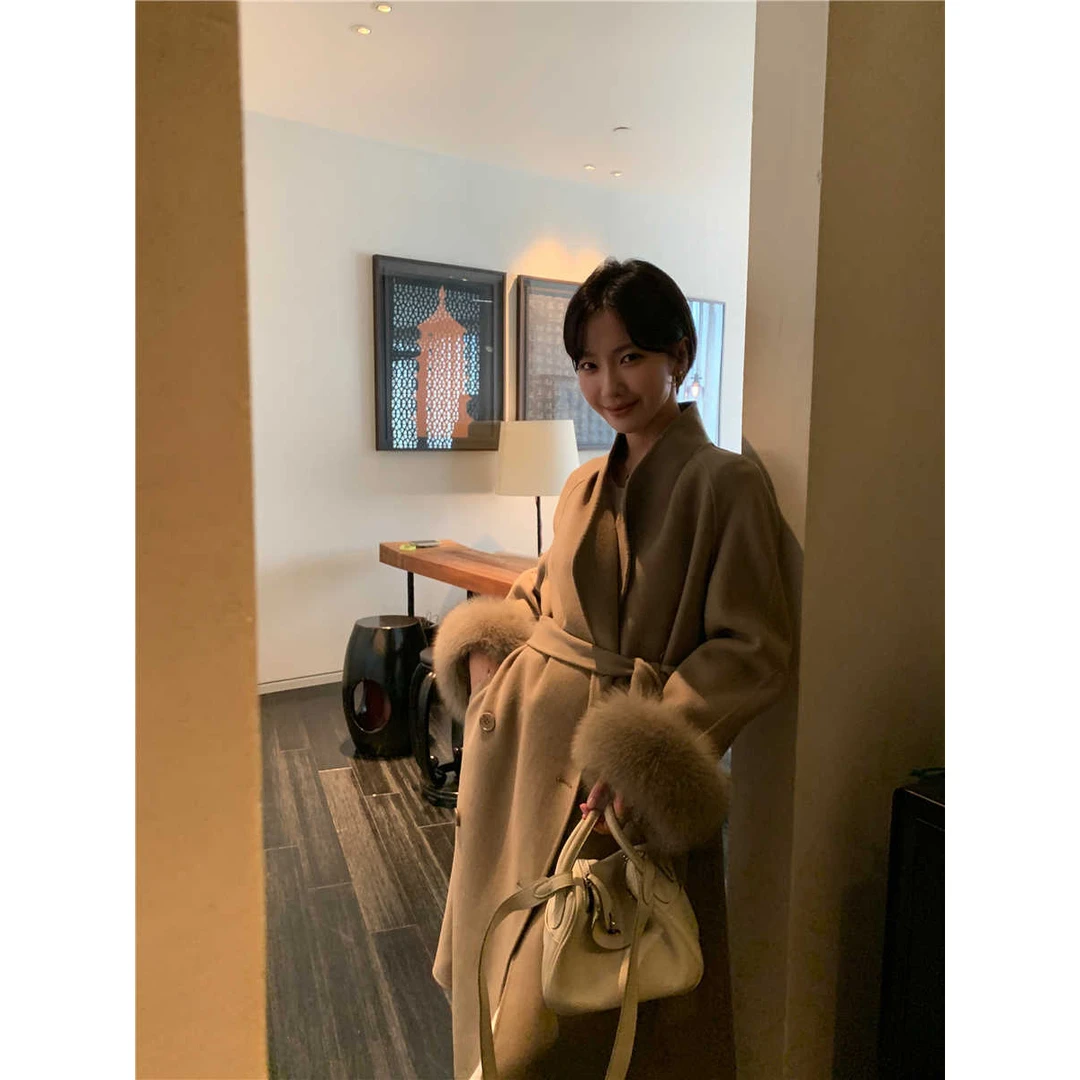 【告白情书】羊毛大衣毛呢外套女