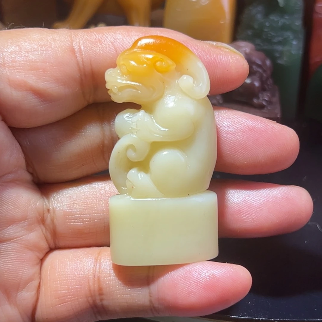 寿山石寿山芙蓉石印章