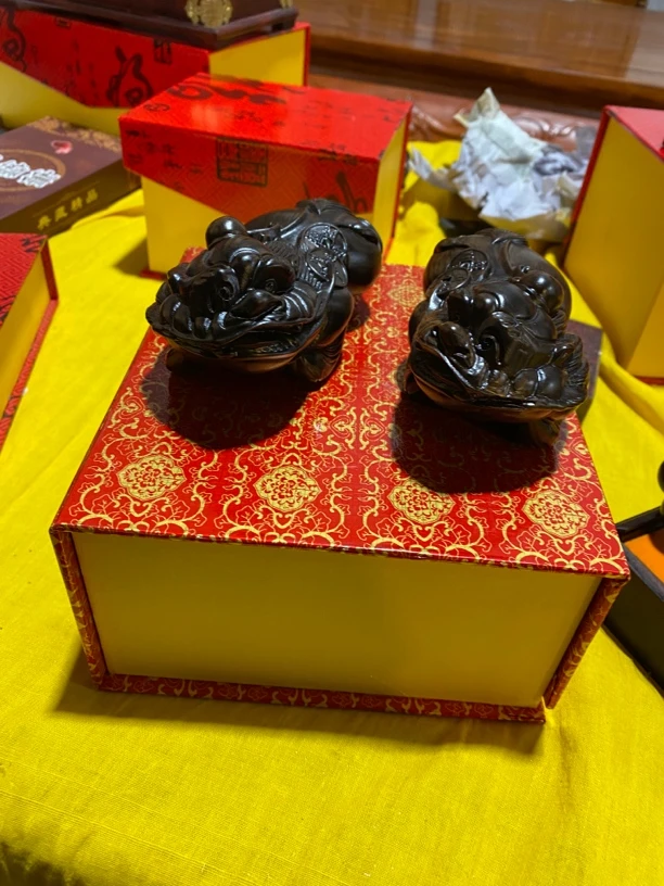 手工艺非遗 貔貅摆件一对