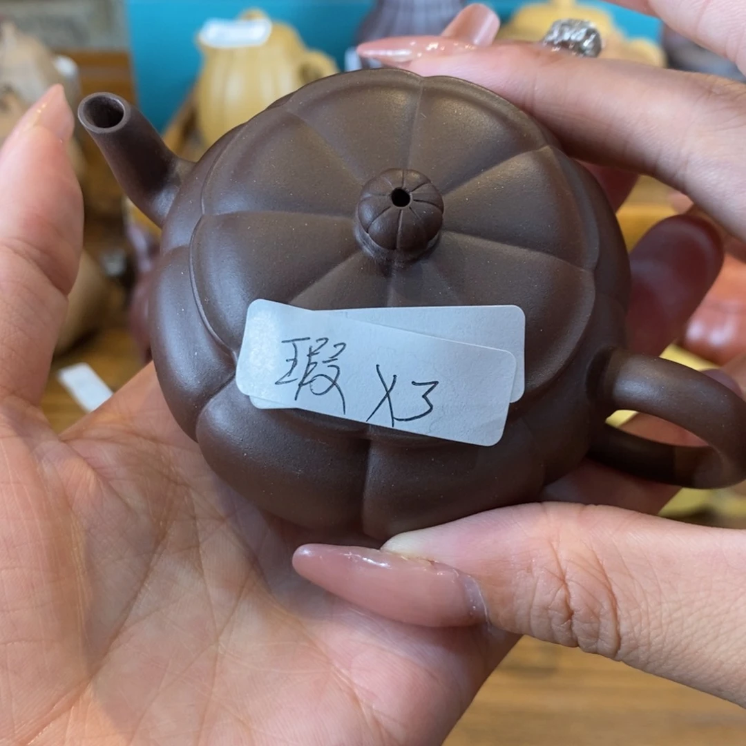 嗷***旺茶壶紫砂原矿泥料手工壶直播间