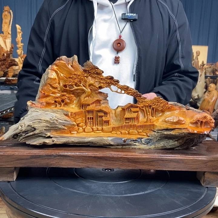 柏木（崖柏）山水倒流香送两盒香