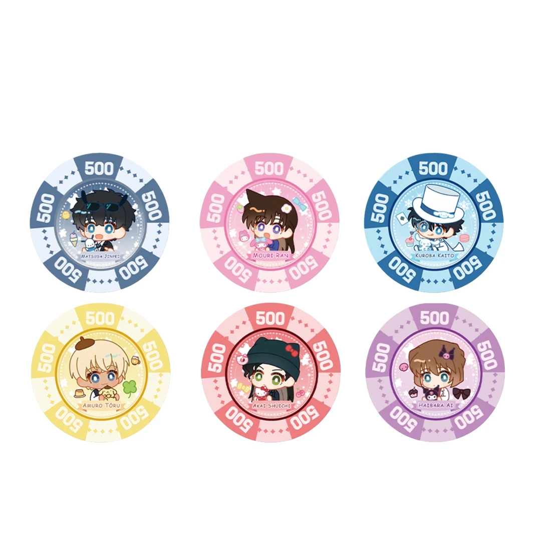 【米花文创】名侦探柯南侦探烟火集会收藏筹码币盲盒（绵绵代拆）