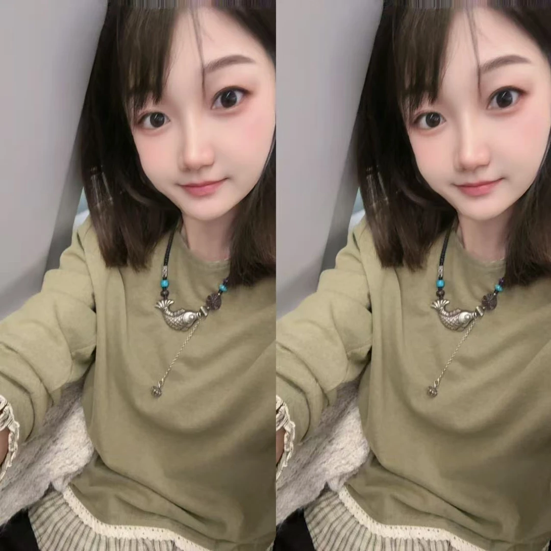 【抹茶蛋糕】秋季新款 森系甜美时尚洋气百搭减龄可爱花边打底衫