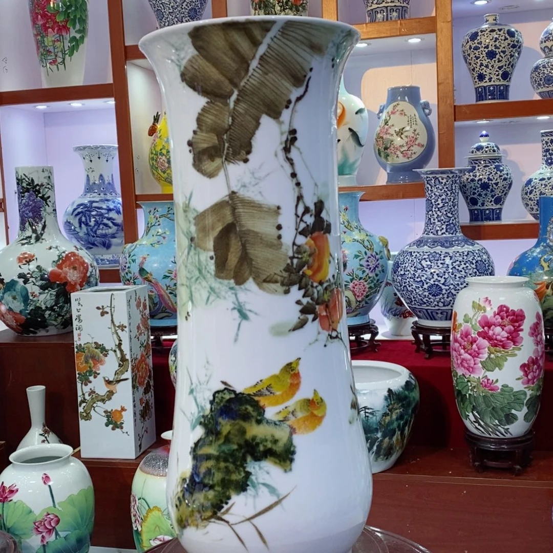 瓶景德镇陶瓷手绘