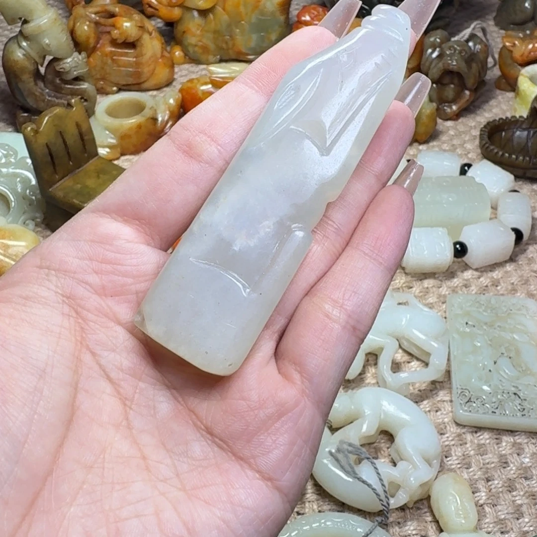 白玉菩提吊坠挂件
