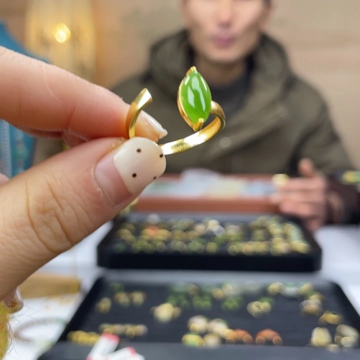 和田玉银S925镶嵌颈饰