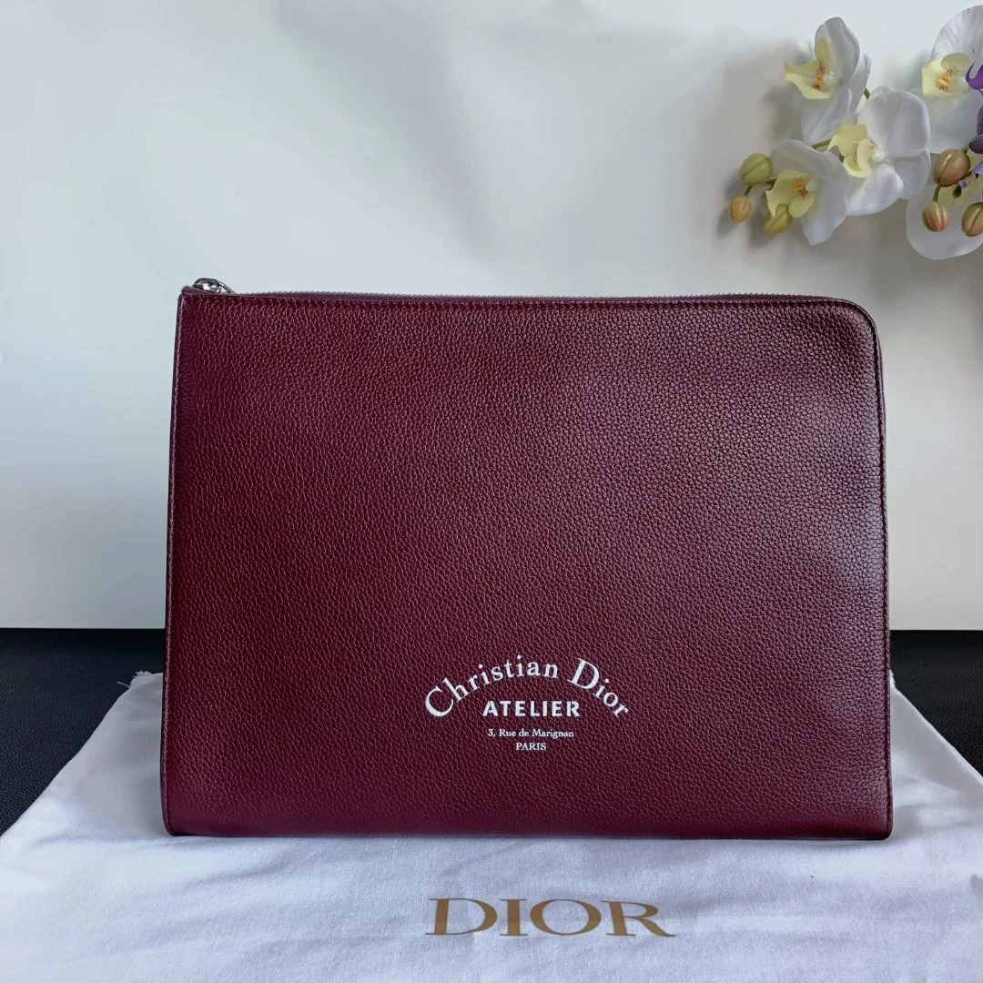 95新 DIOR/迪奥 【闲置】dior 荔枝牛手包