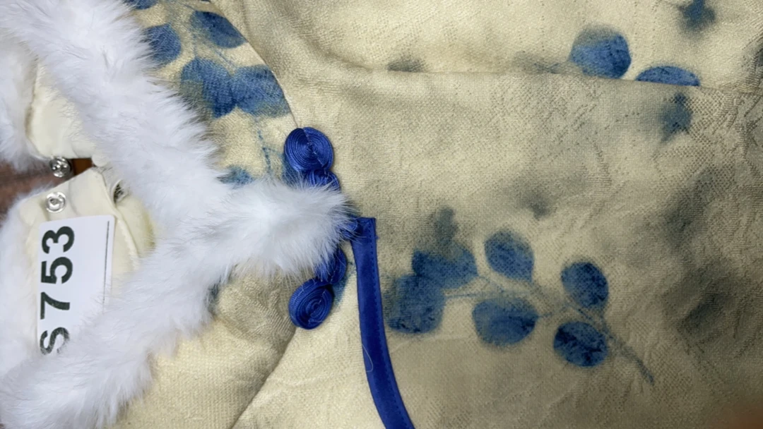 -753-瑕-------改良款旗袍