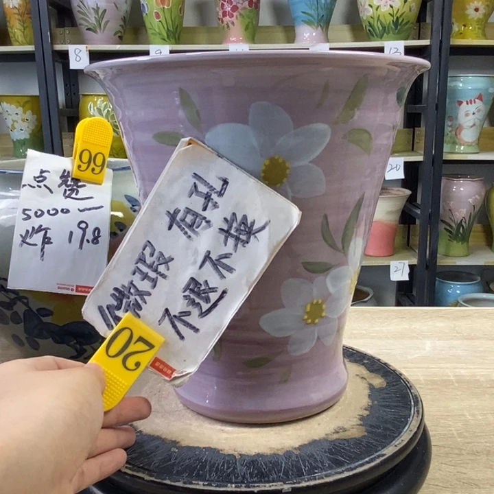 景德镇高温陶瓷花盆