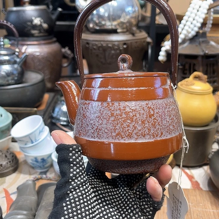 蜜安罐瓷香炉罐茶则