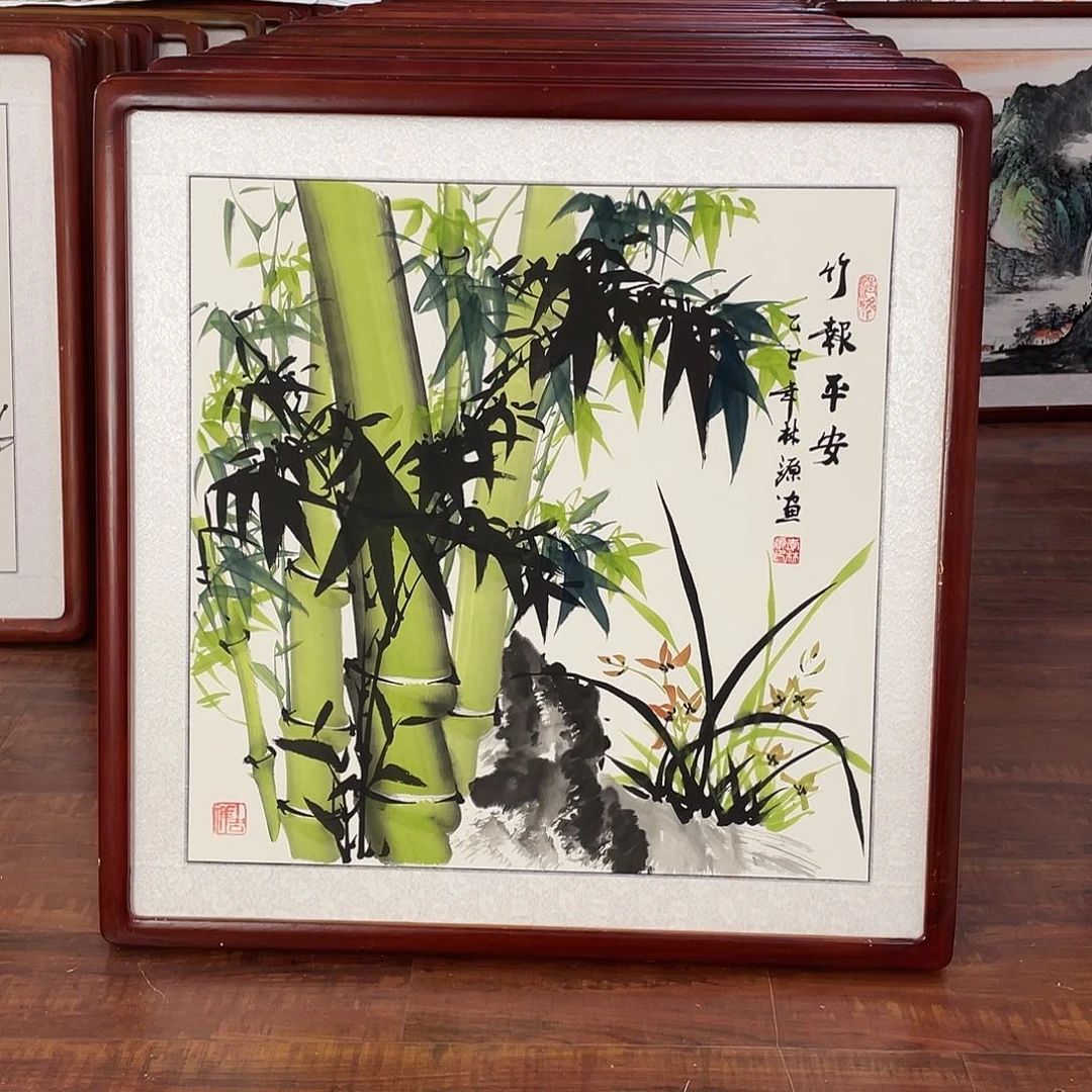 国画带框尺寸63*63厘米