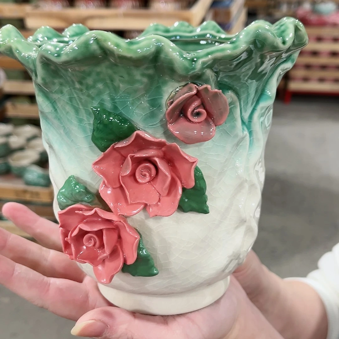 【闪购商品】陶瓷陶瓷多肉植物花盆