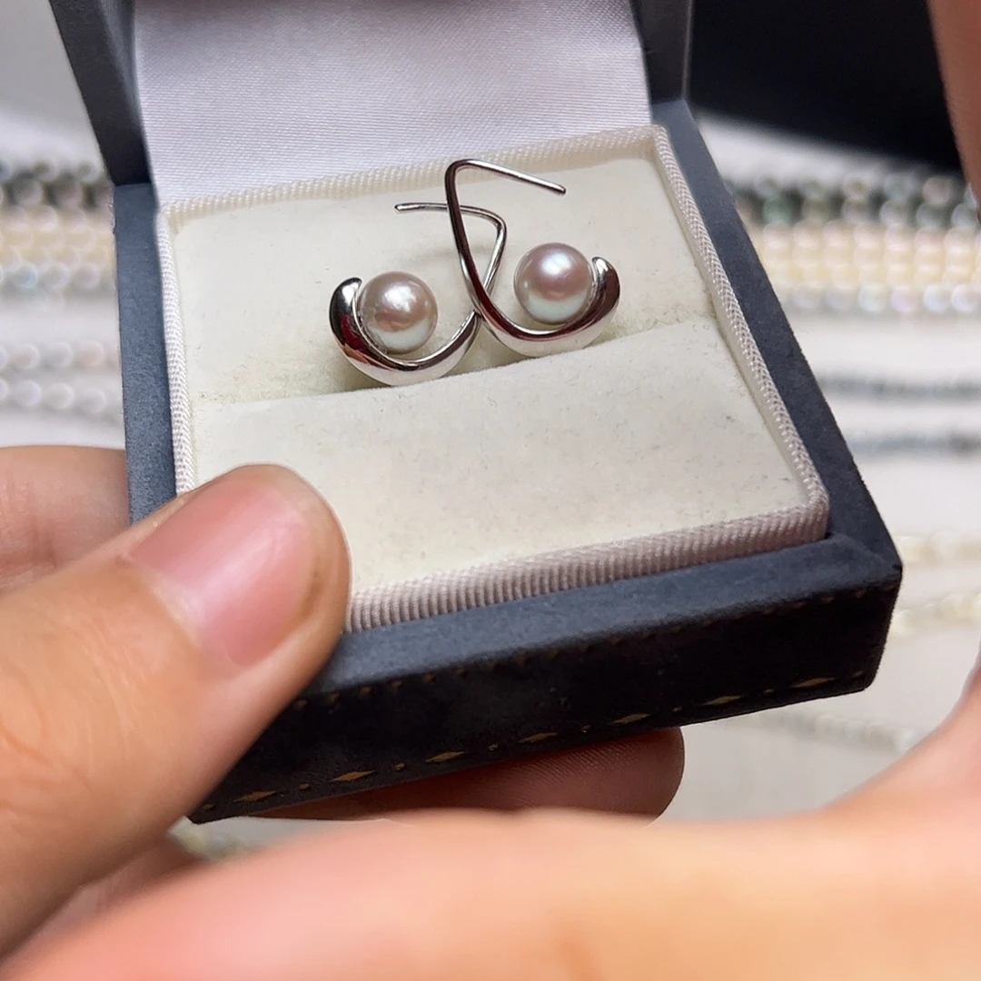 颈饰银S925镶嵌海水珍珠