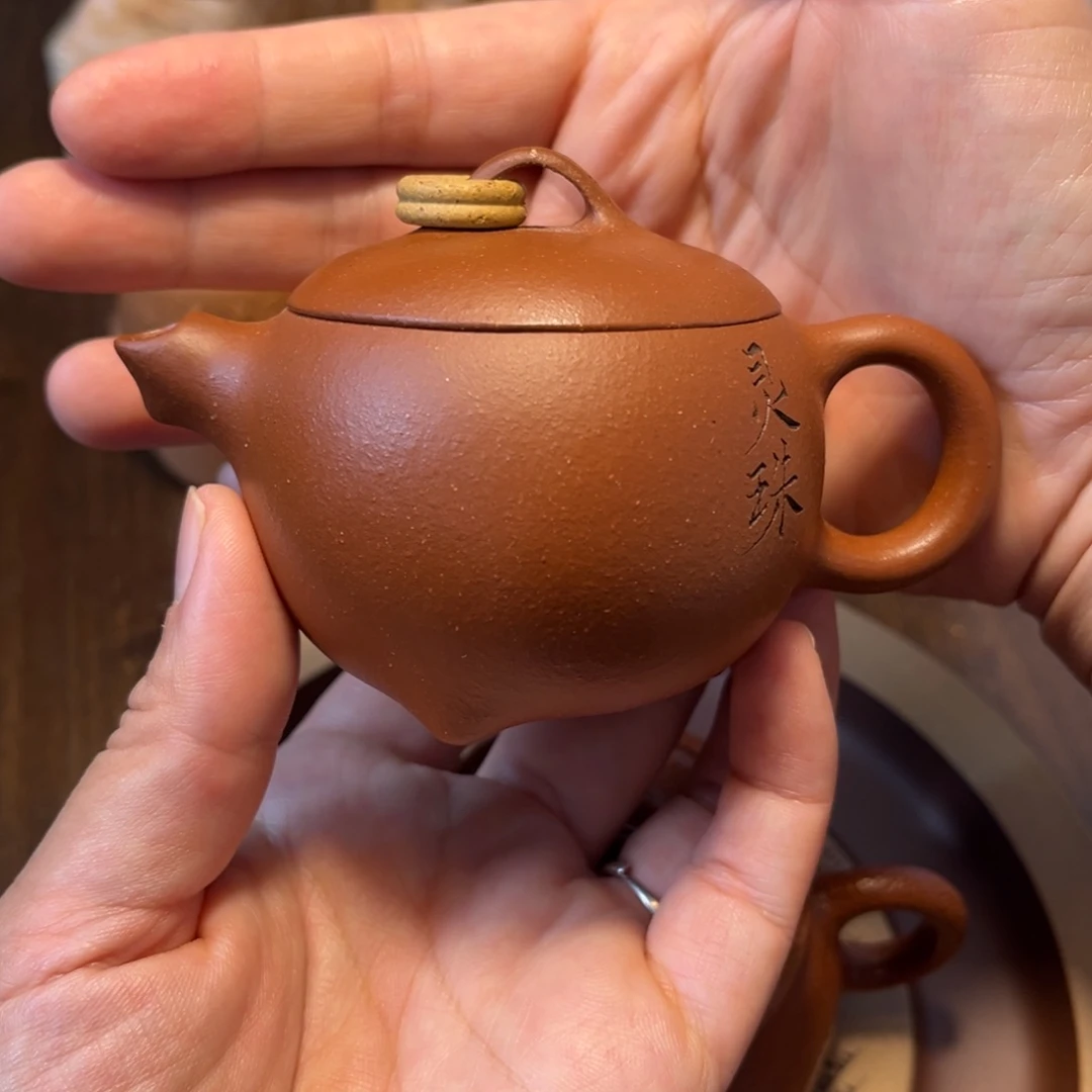 紫砂茶壶宜兴紫砂茶具半手工制作