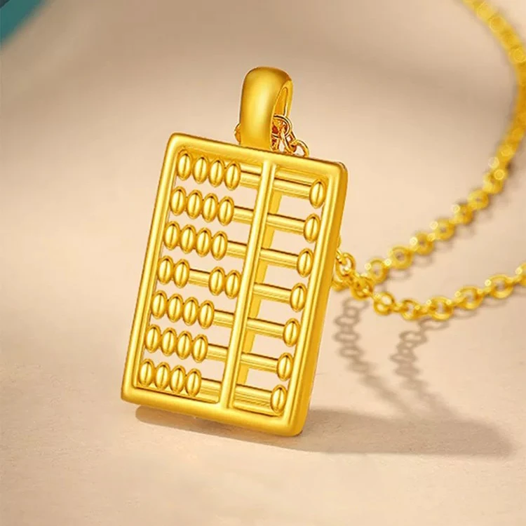 【清货专属链接】 XL3009 如意算盘项链