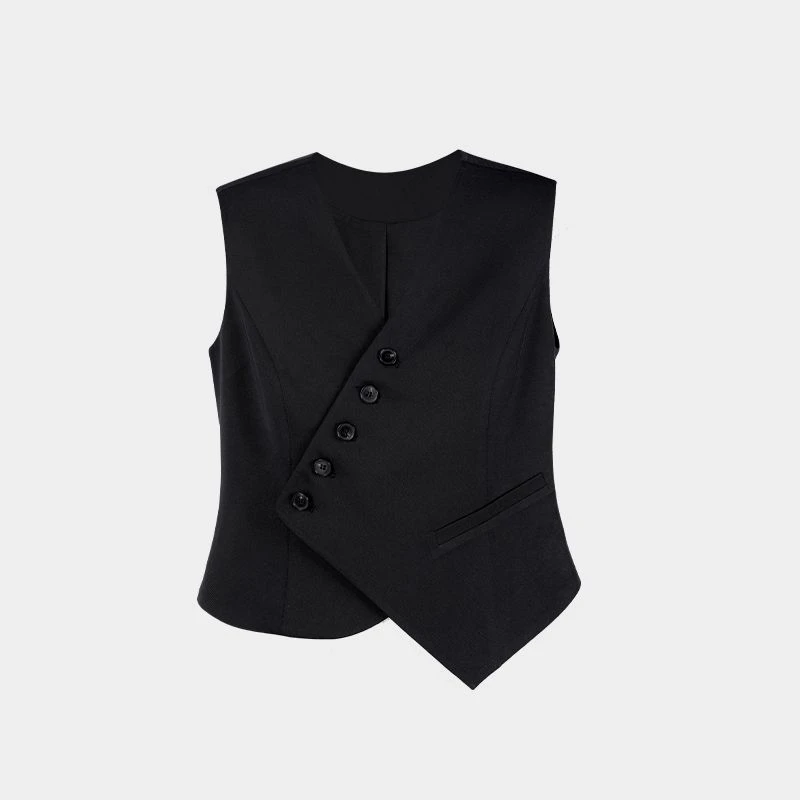 ZM BAOLA【燕归-大言】无袖高级感不规则百搭上衣BN8269-S4