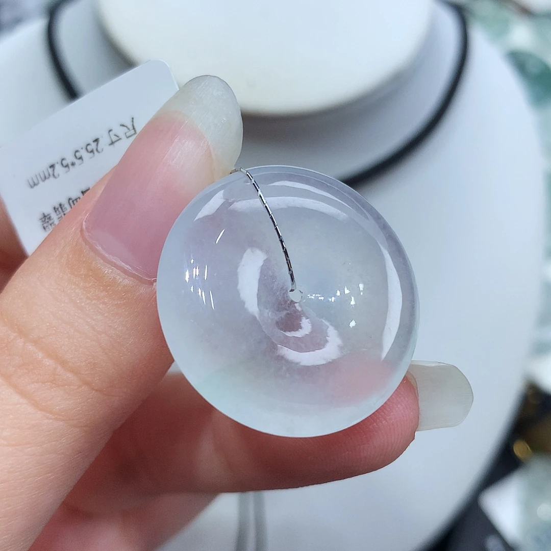 翡翠未镶嵌胸饰翡翠72，25.2/5.2