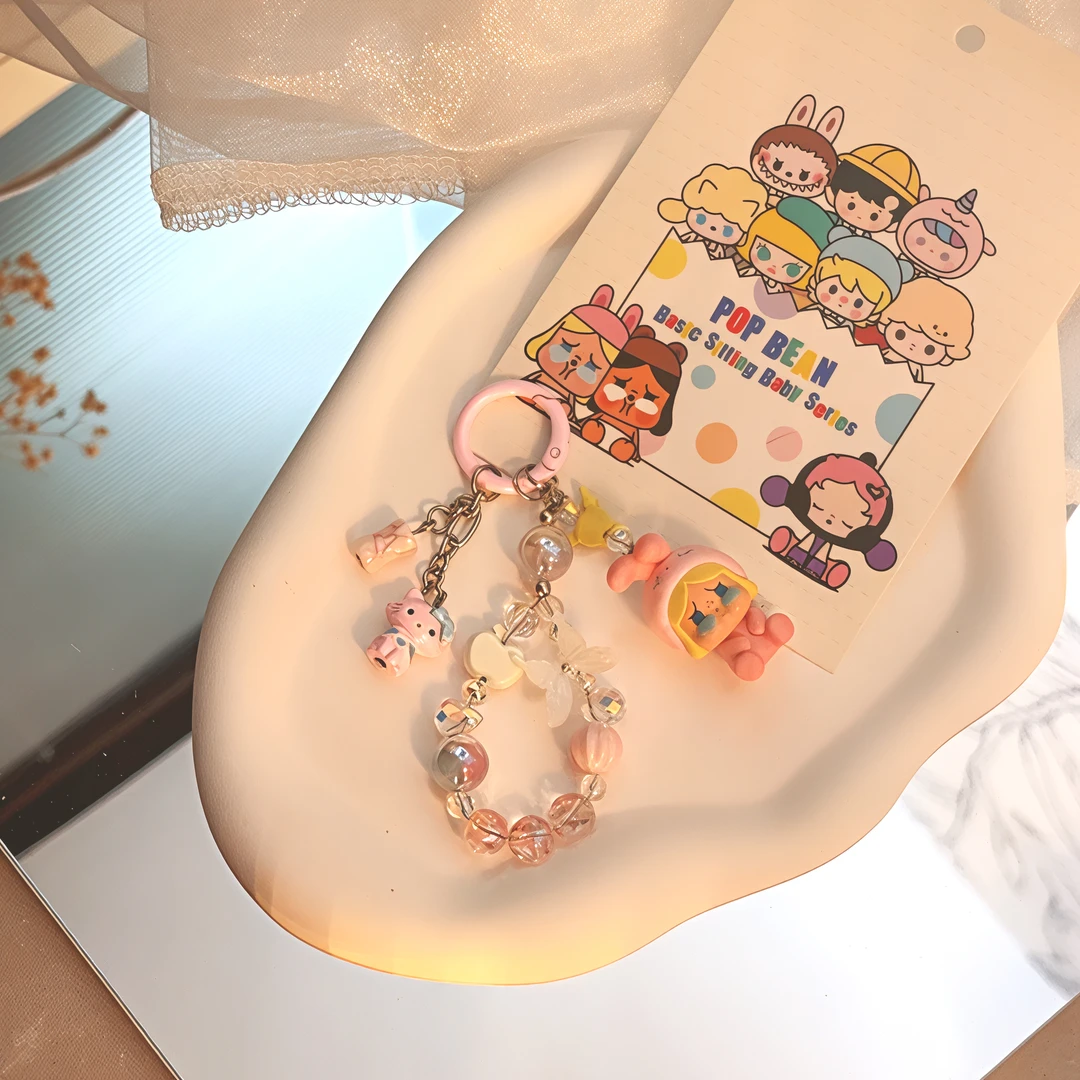 创意个性正版哭娃手指链条手机挂链