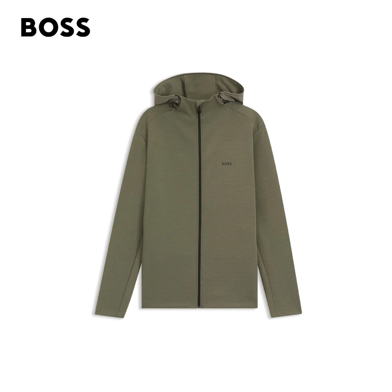 【重磅上新】BOSS博斯男士26年春季反光连帽运动休闲夹克50554394