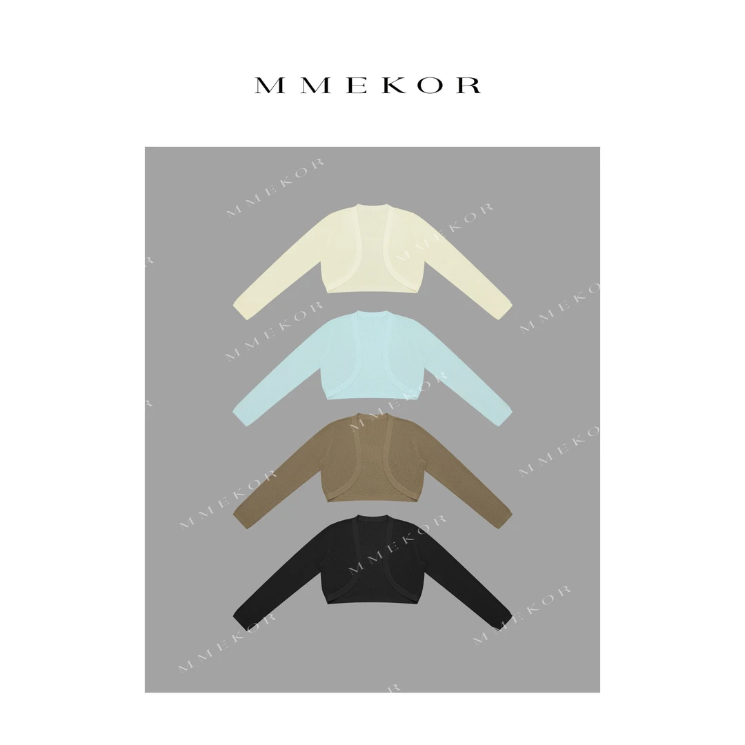 MMEKOR“坎肩2.0”外套 2025新款高智淡人风百搭上衣 89733