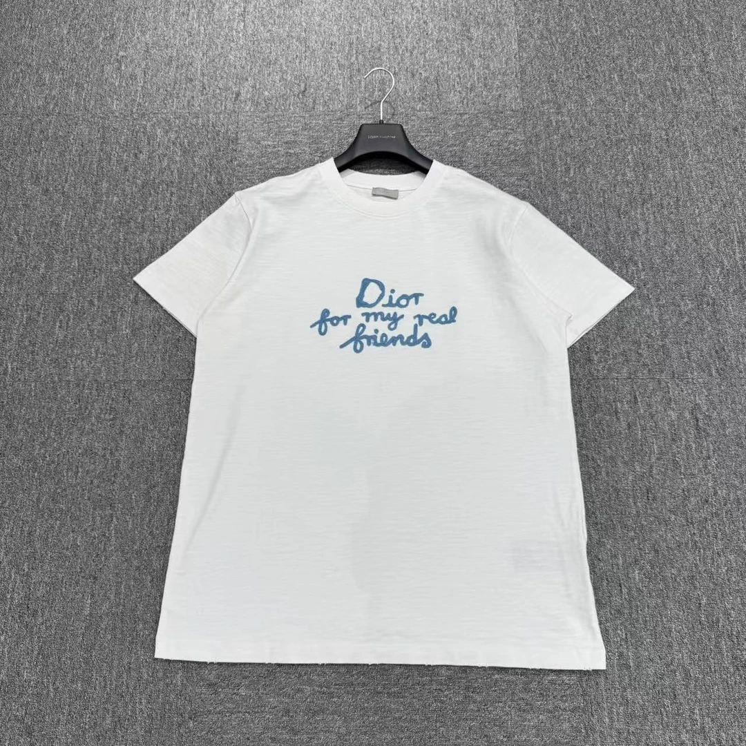 99新 DIOR/迪奥 刺绣字母短袖/L码/16964