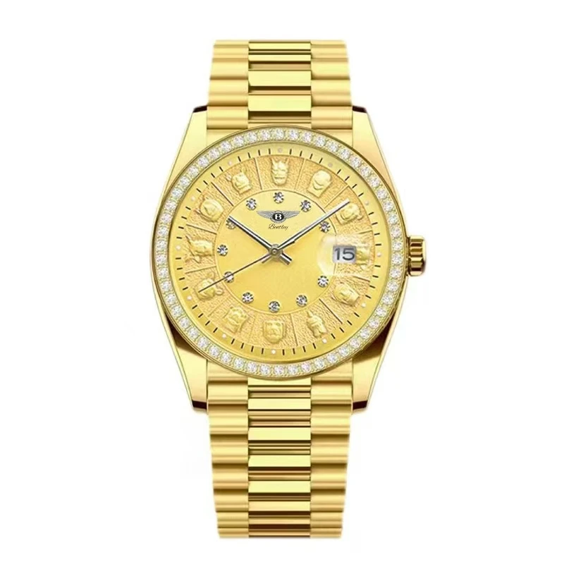 Bentley宾利星辰系列十二生肖兽首典藏男士腕表