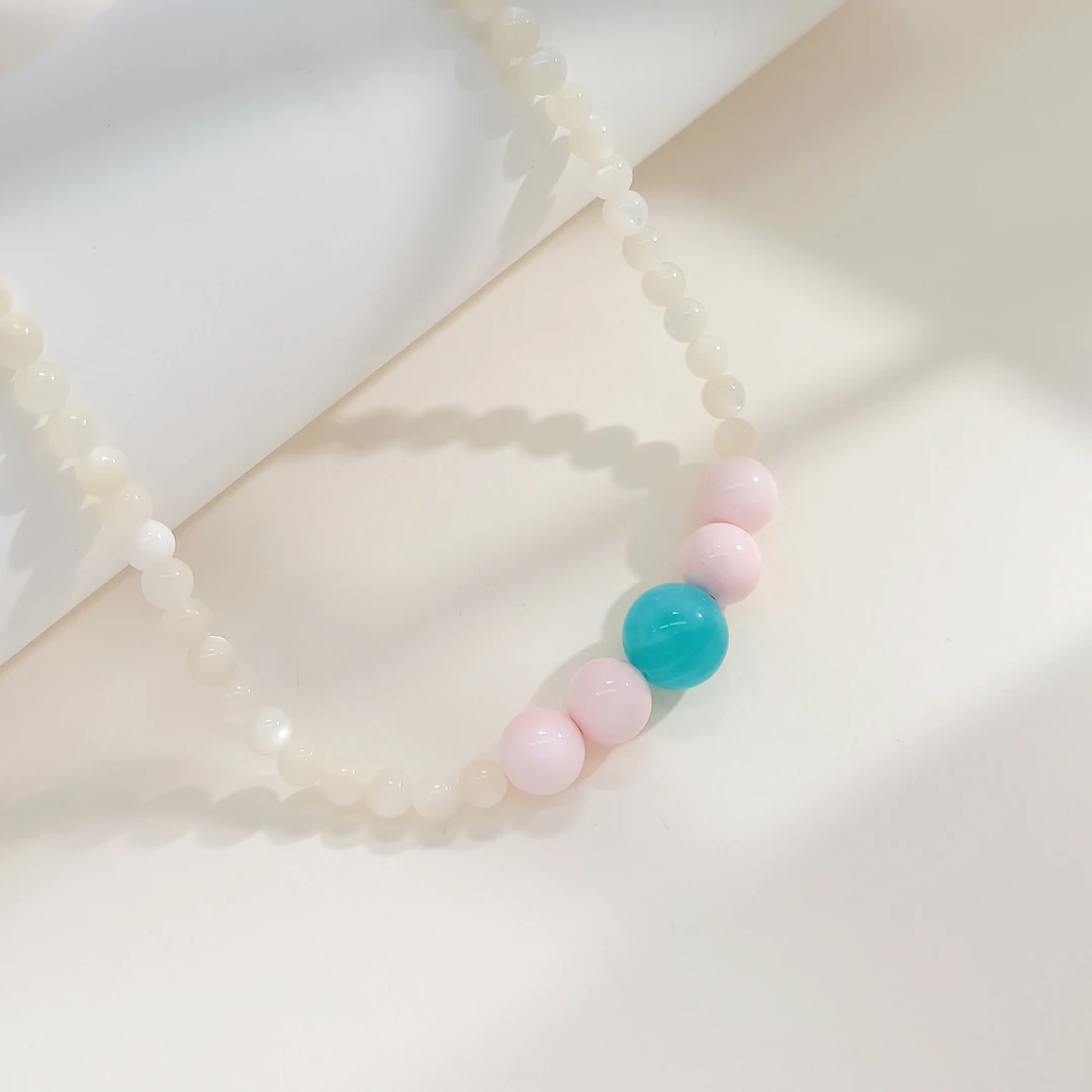 链子925银合成锆石 SS3RSS-33993 项链欧美时尚精致小众大方