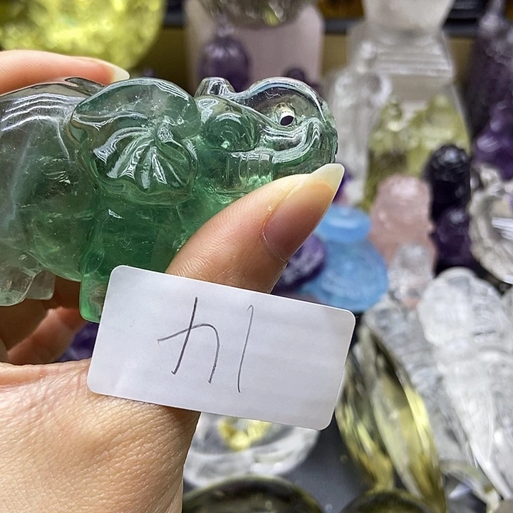 摆件未镶嵌紫晶李**0摆件