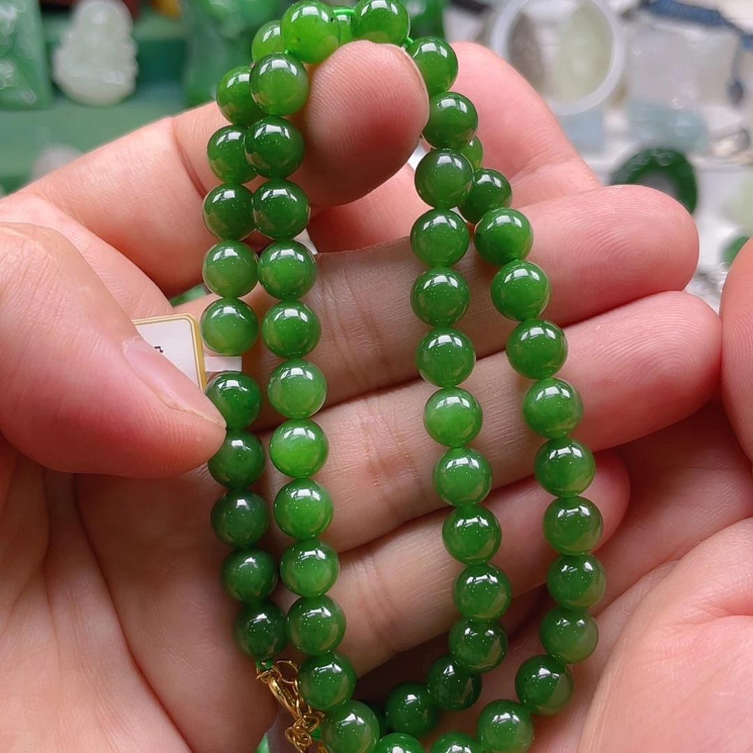 和田玉（碧玉）未镶嵌颈饰