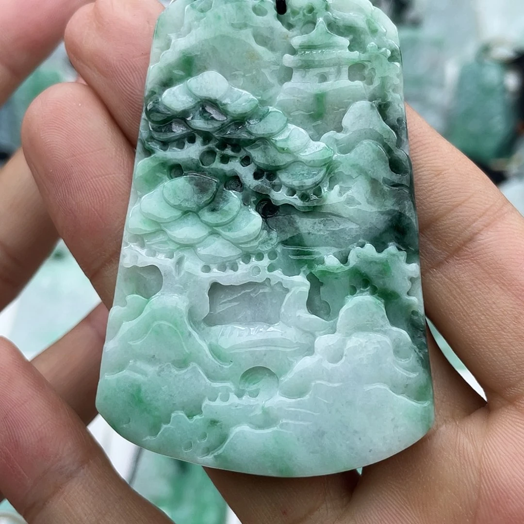 颈饰未镶嵌翡翠翡翠