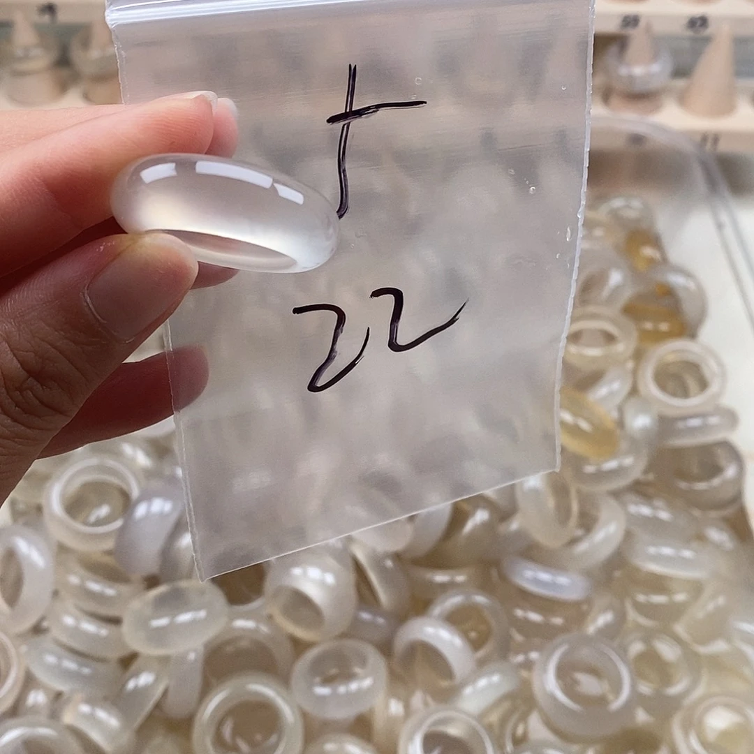 未镶嵌戒指玛瑙/玉髓