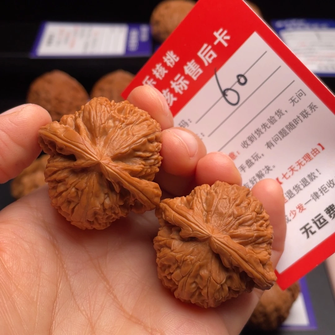 把件文玩核桃白狮子39尺