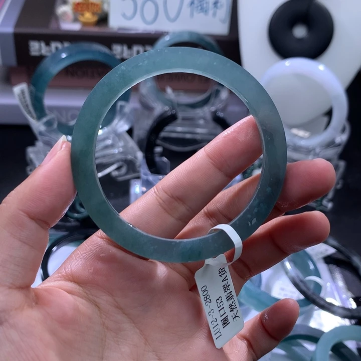 定制翡翠未镶嵌定制小冰蓝53